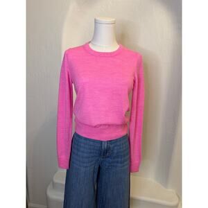 J.Crew 100% Merino Wool Sweater – Size XS (Pink)